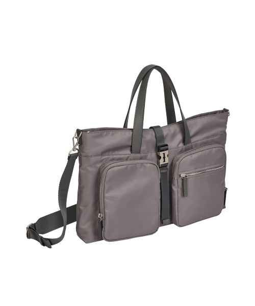 Hey Double Pocket Tote M (헤이 더블 포켓 토트 미듐)_2colors