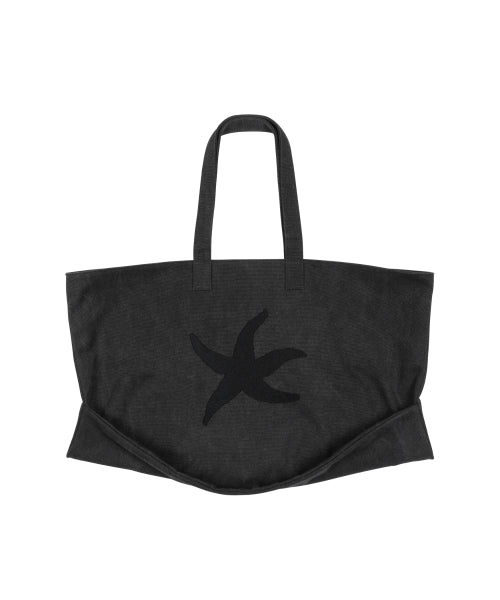 TCM starfish tote bag (black)