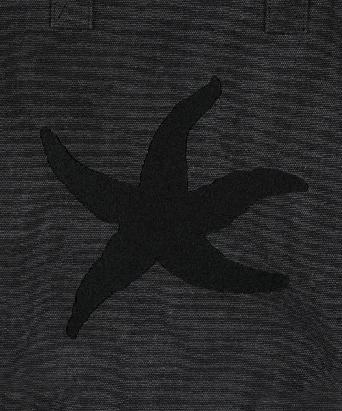 TCM starfish tote bag (black)