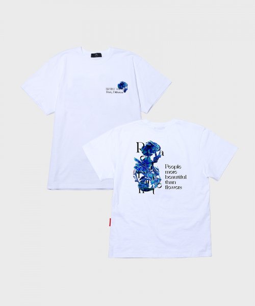 [ATW] Cold Flower Short Sleeve T-shirt_WH