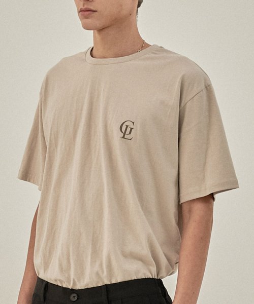 GL T-shirt light beige
