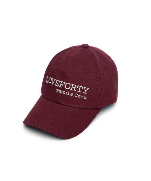 TENNIS CREW CAP BURGUNDY