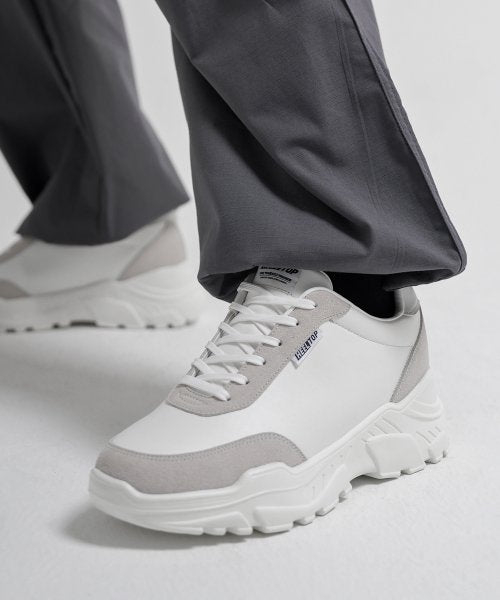 HT4600-WH 8cm Height Increase Ugly Shoes Geo White [240~280MM]