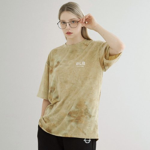 [Overfit] Butterfly Tie Dye Short Sleeve T-shirt - 4COLOR