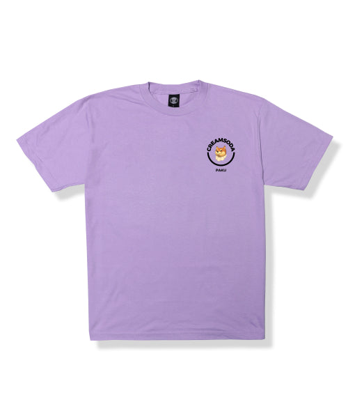 CRL PAKU CIRCLE LOGO HALF SLEEVE T-SHIRT LAVENDER