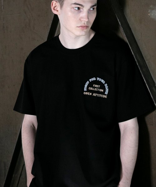 FIRST COLLECTION SHORT SLEEVES-BLACK