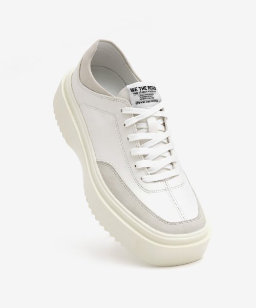 WTRD3602-1 Division Square Toe Sneakers White [230~290mm]