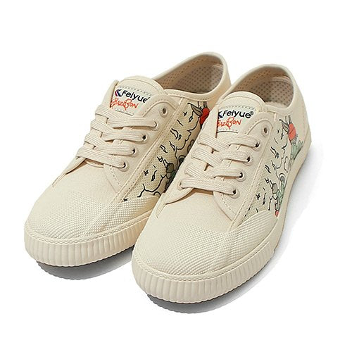 [FEIYUExBAZBON] FE LO 1920 Black Rabbit Ivory Sneakers FUS10043