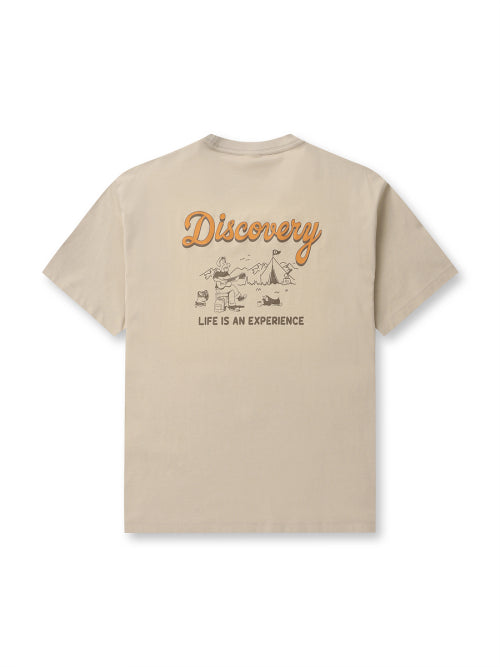 Kinjo Varsity Picnic Graphic T-Shirt (N/BEIGE)