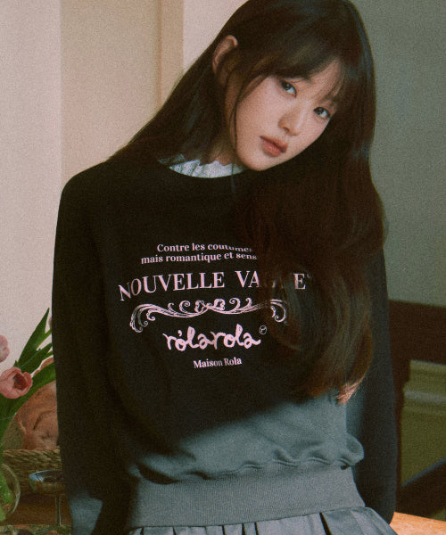 VINTAGE NEW LOGO SWEATSHIRT BLACK