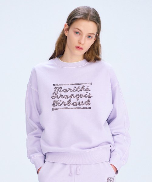 VINTAGE DYEING SWEATSHIRT light purple
