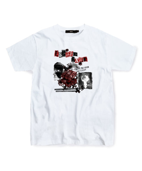 Red Escape Game T-Shirt White
