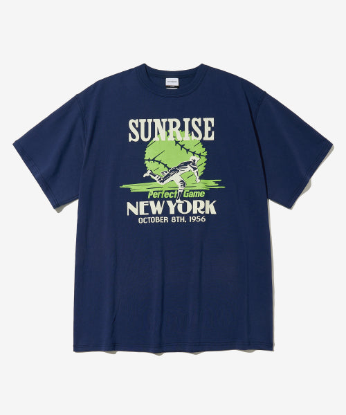 V.S.C TEE(SUNRISE NEW YORK)_LIGHT NAVY