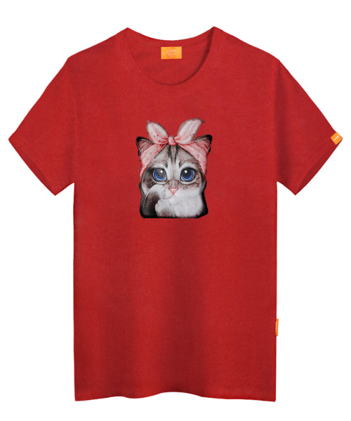 Babycat short sleeve t-shirt unisex big size S~4XL