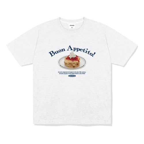Apetto Short Sleeve T-shirt [White Melange]