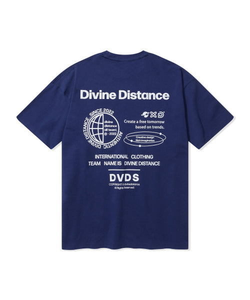 Crack Graphic T-Shirt [Royal Blue]