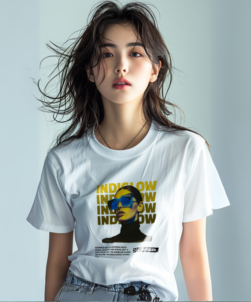 Fashion graphic art printing short sleeve cotton unisex t-shirt