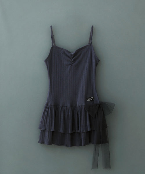Side Tie Dress Navy