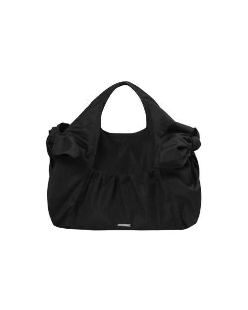 Tie-up tote bag BLACK