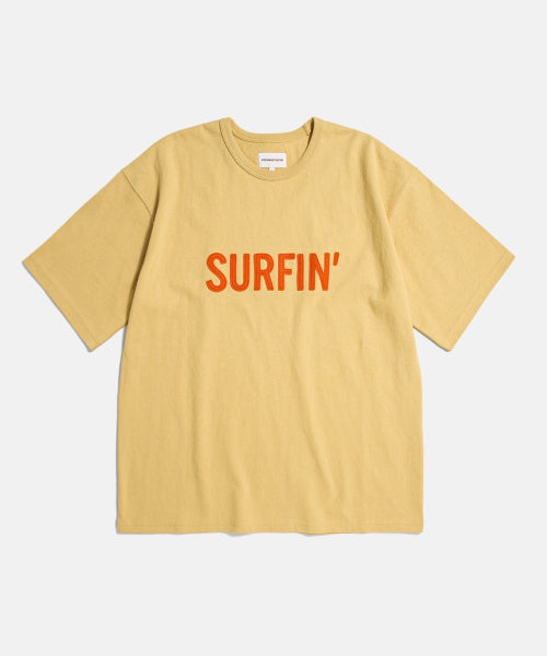 Surfin Heavyweight Tee Vintage Yellow