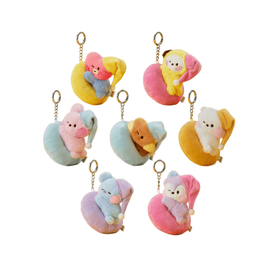 mini minini Plush Keyring Chill Break