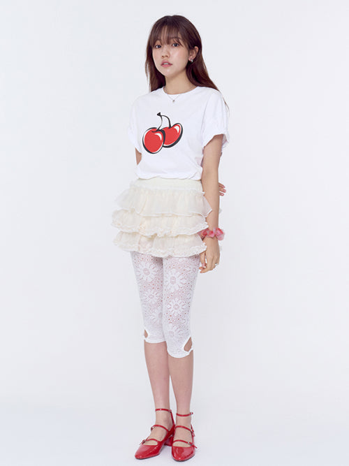 Big Cherry T-Shirt [White]W