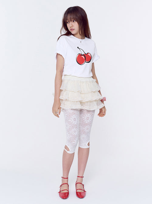 Big Cherry T-Shirt [White]W