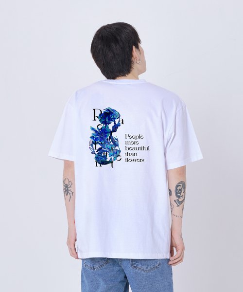 [ATW] Cold Flower Short Sleeve T-shirt_WH