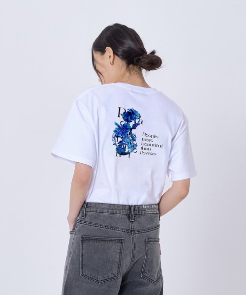 [ATW] Cold Flower Short Sleeve T-shirt_WH