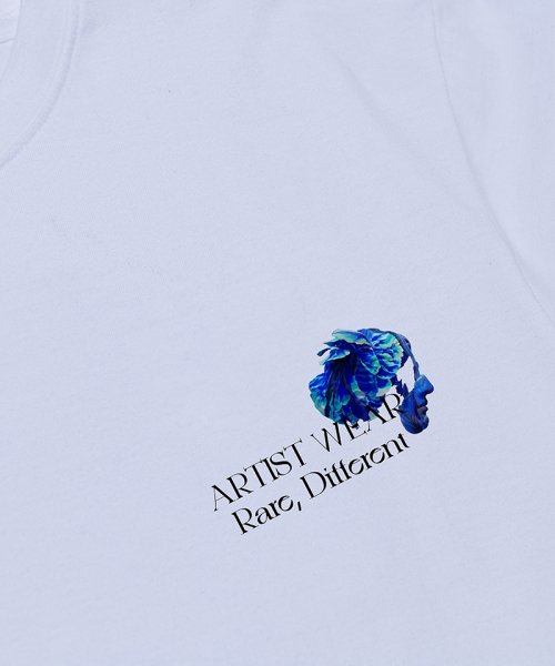 [ATW] Cold Flower Short Sleeve T-shirt_WH