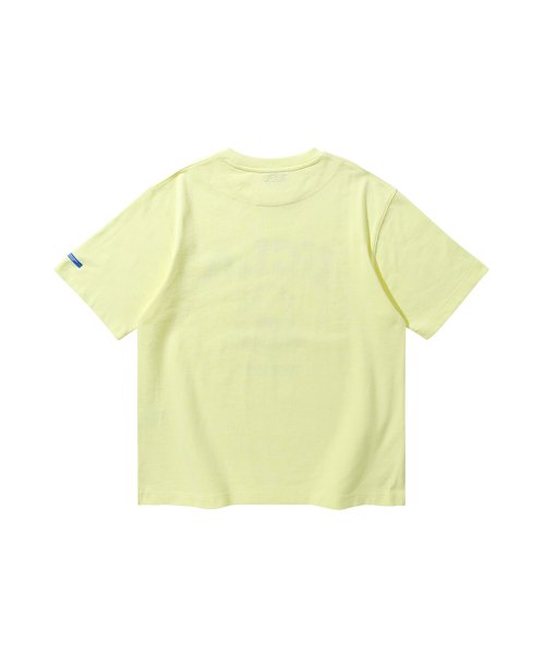 Helmet Print Short Sleeve T-shirt [LT-YELLOW](UY3ST9E_71)