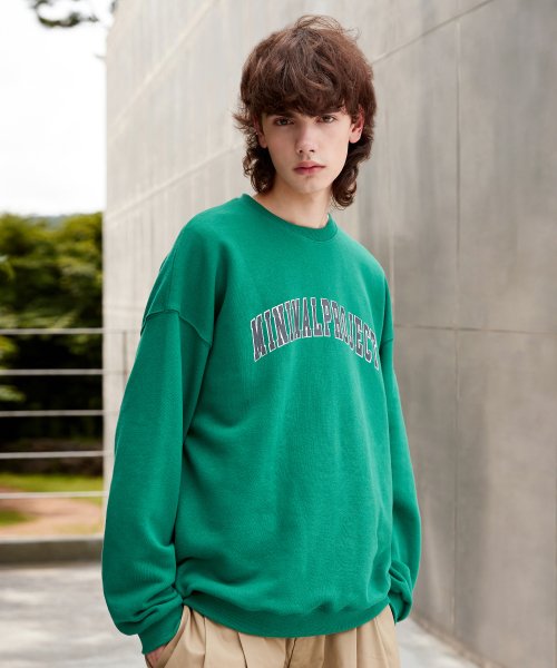 Signature Arch Logo Man to Man MMT127 [GREEN]