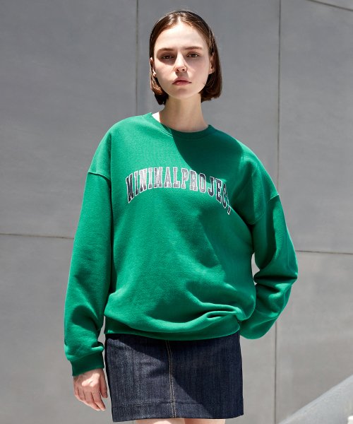 Signature Arch Logo Man to Man MMT127 [GREEN]