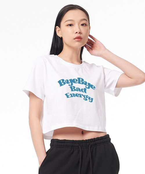 [ATW] Bye Bye Bad Energy Crop Short Sleeve T-shirt