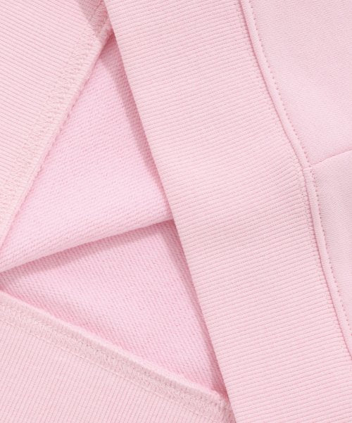 Women's C Logo Half Zip-up Man to Man Pink