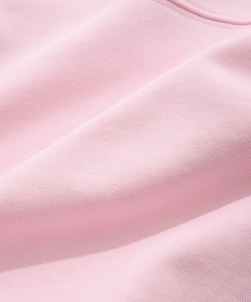 Women's C Logo Half Zip-up Man to Man Pink