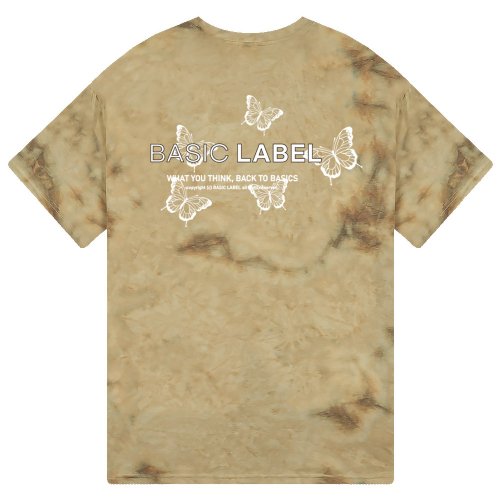[Overfit] Butterfly Tie Dye Short Sleeve T-shirt - 4COLOR