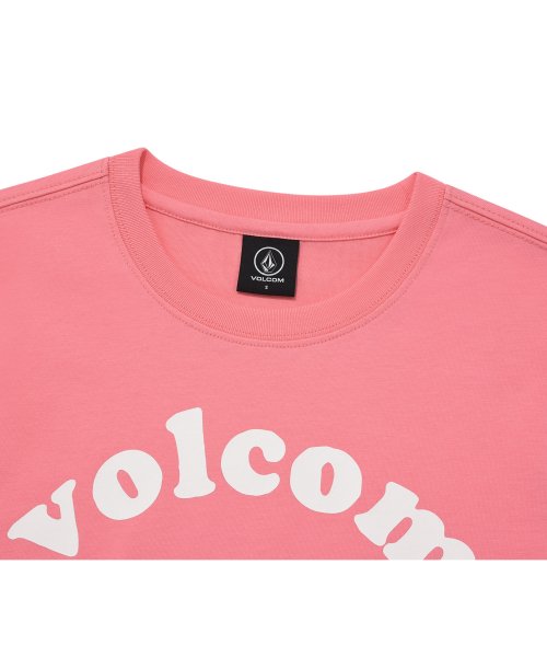 Heart Crop Short Sleeve T-Shirt (Light Pink)