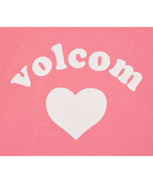 Heart Crop Short Sleeve T-Shirt (Light Pink)