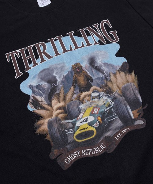 THRILLING 빈티지 프린팅 오버핏 반팔티 GT-347