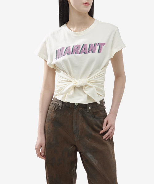 Jodia Short Sleeve T-Shirt - Ivory / TS0033FAA1N91E90VA 