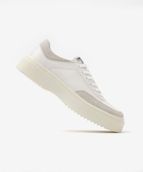 WTRD3602-1 Division Square Toe Sneakers White [230~290mm]