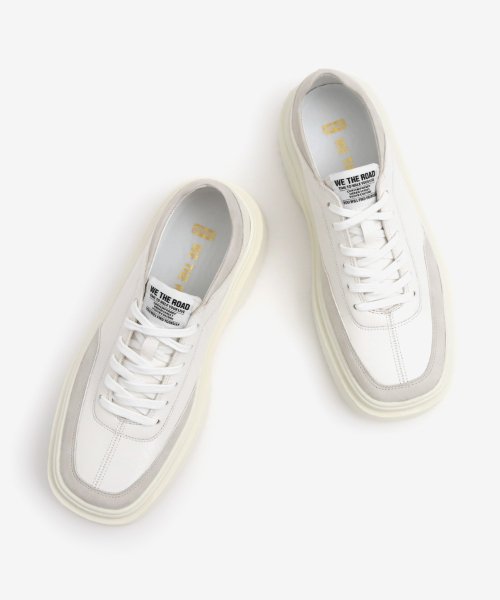 WTRD3602-1 Division Square Toe Sneakers White [230~290mm]