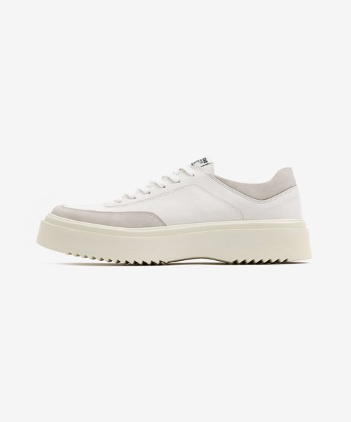 WTRD3602-1 Division Square Toe Sneakers White [230~290mm]