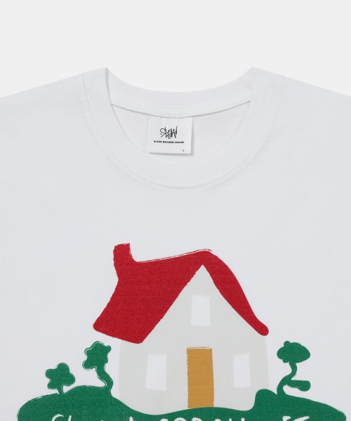 House Short Sleeve T-Shirt_White