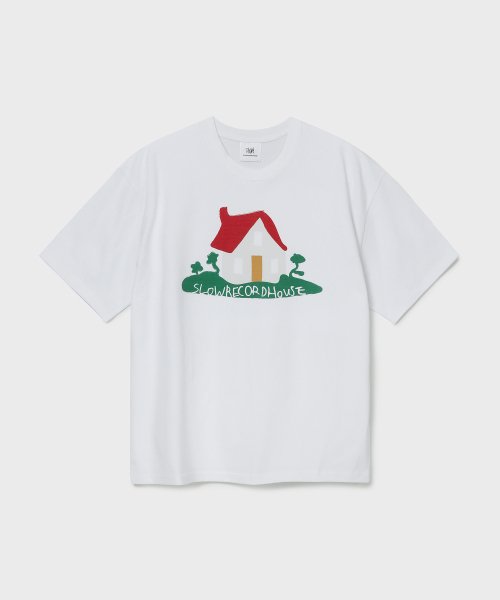 House Short Sleeve T-Shirt_White