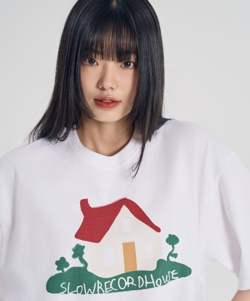 House Short Sleeve T-Shirt_White