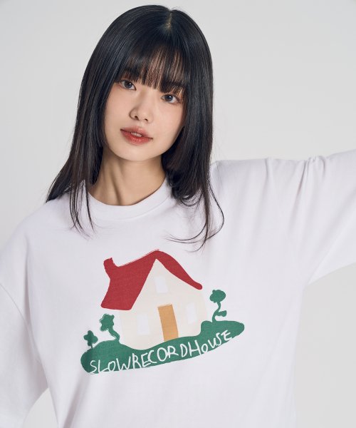 House Short Sleeve T-Shirt_White