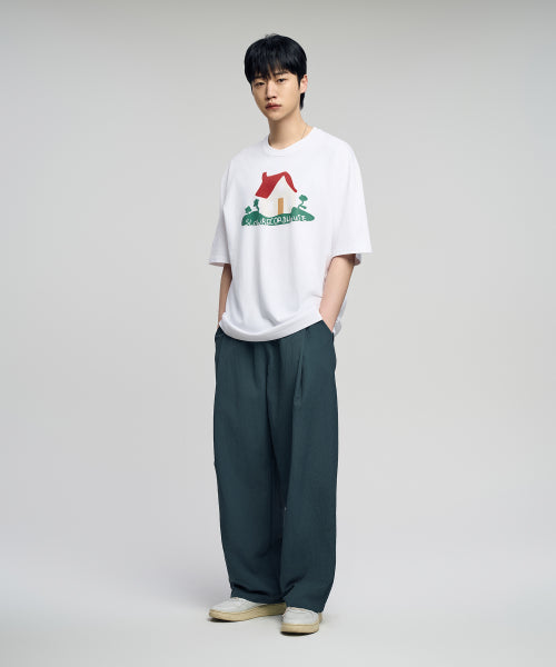 House Short Sleeve T-Shirt_White