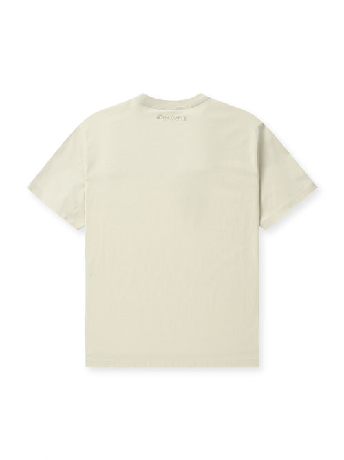 Varsity Pocket Short Sleeve T-shirt (L/BEIGE)